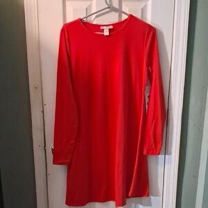 Just Be Vibrant Red Dress
